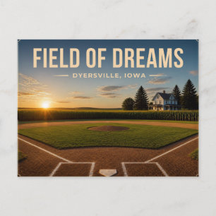 Tarjeta postal del Campo de los Sueños de Dyersvil