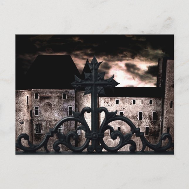 tarjeta postal del castillo (Anverso)