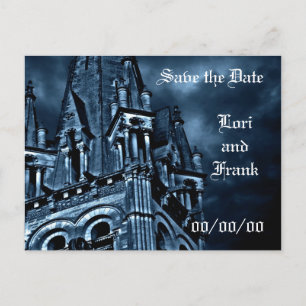 Tarjeta postal del castillo azul de fantasía 'Guar