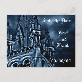 Tarjeta postal del castillo azul de fantasía 'Guar