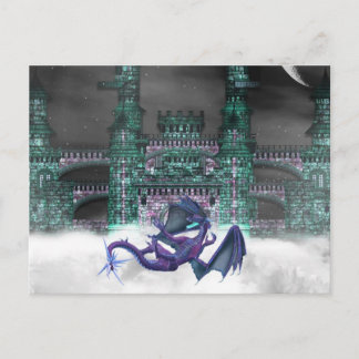 Tarjeta postal del castillo de la custodia de drag