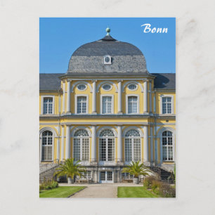 Tarjeta postal del castillo de Poppelsdorf