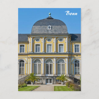 Tarjeta postal del castillo de Poppelsdorf