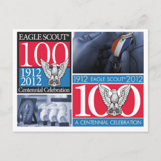 Tarjeta postal del centenario de Eagle Scout