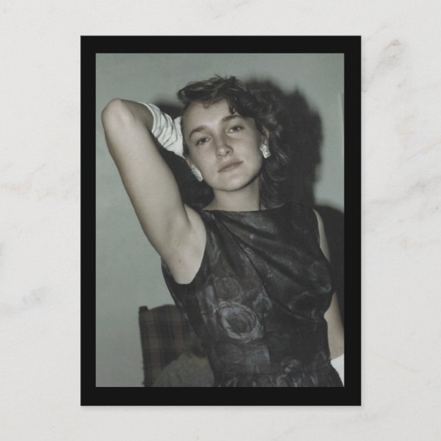 Tarjeta postal del Chica del glamour (Anverso)