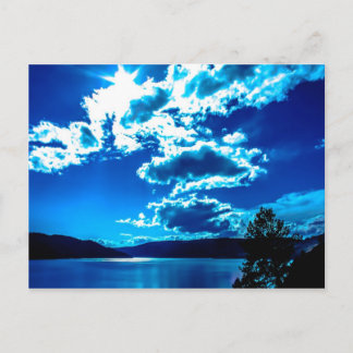 Tarjeta Postal del Cielo Azul