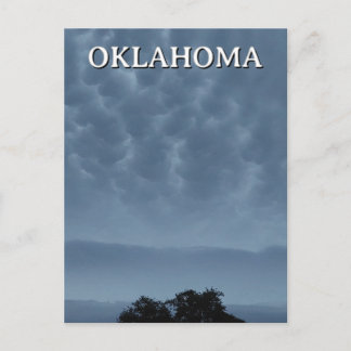 Tarjeta postal del cielo tormentoso Oklahoma