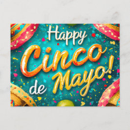 Tarjeta Postal del Cinco de Mayo