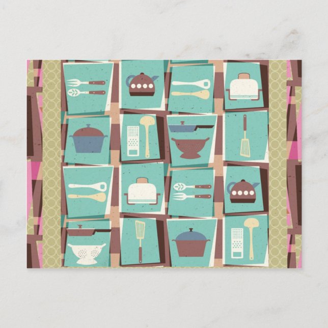 Tarjeta postal del club de cocina (o tarjeta de re (Anverso)