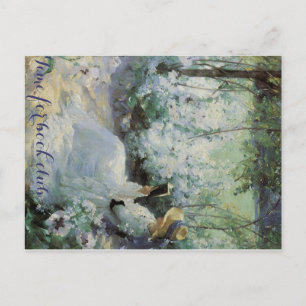 Tarjeta postal del club de libros