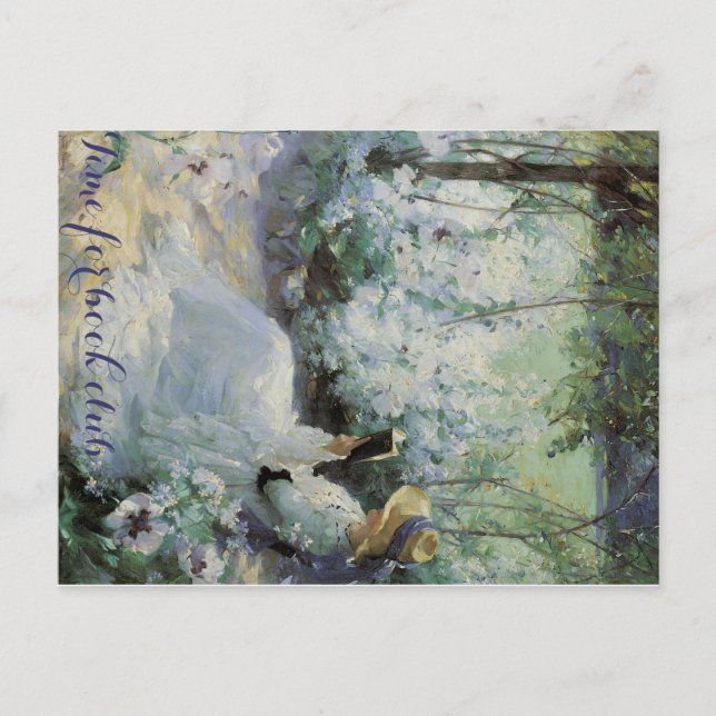 Tarjeta postal del club de libros (Anverso)