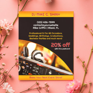 Tarjeta postal del Club de Música DJ