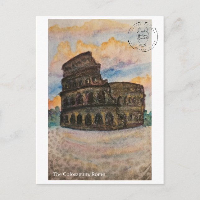 Tarjeta postal del Coliseo (Anverso)