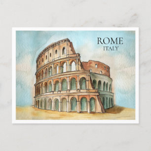 Tarjeta postal del Coliseo Italia - Regalo de luga