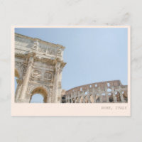 Tarjeta postal del Coliseo Tarjeta postal italiana