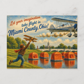 Tarjeta postal del condado de Miami Ohio