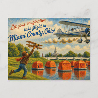Tarjeta postal del condado de Miami Ohio