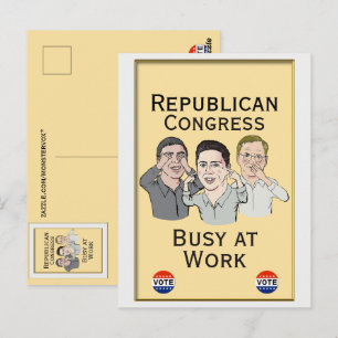 Tarjeta postal del congreso republicano