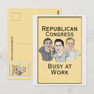 Tarjeta postal del congreso republicano