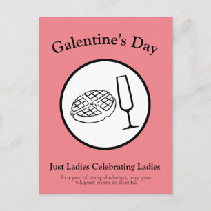 Tarjeta postal del día de Galentine