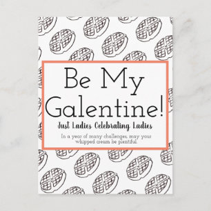 Tarjeta postal del día de Galentine