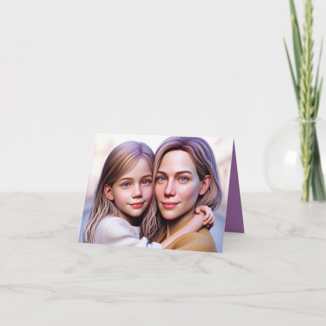 Tarjeta postal del Día de la Madre (Anverso)