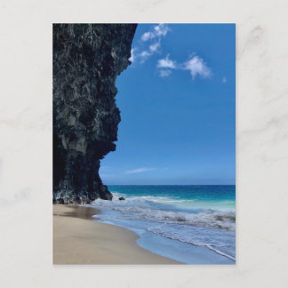 Tarjeta postal del día de la playa de Hanakapiai