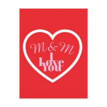 Tarjeta postal del día de San Valentín