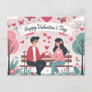 Tarjeta postal del día de San Valentín