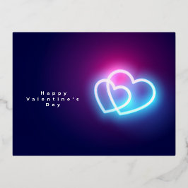 Tarjeta postal del día de San Valentín con corazon