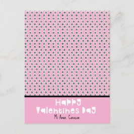 Tarjeta postal del día de San Valentín de corazone