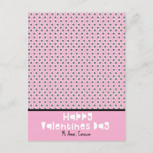 Tarjeta postal del día de San Valentín de corazone
