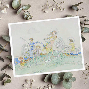 Tarjeta postal del Día de Verano de Jessie M. King