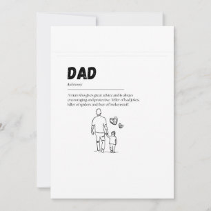 Tarjeta postal del Día del Padre