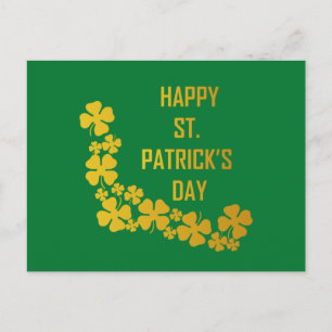 Tarjeta postal del día feliz de San Patricio