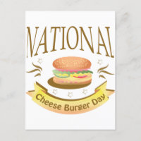 Tarjeta postal del Día Nacional de la Quema Burger