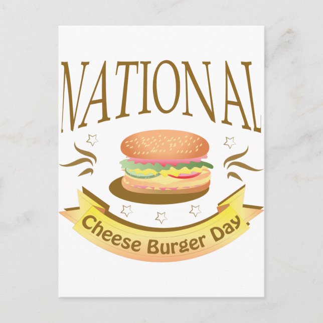 Tarjeta postal del Día Nacional de la Quema Burger (Anverso)