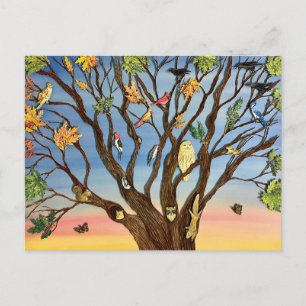 Tarjeta postal del dosel arbóreo