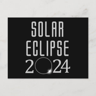 Tarjeta Postal del Eclipse Solar 2024 