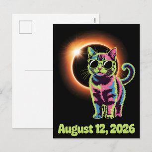 Tarjeta postal del eclipse solar de 2026