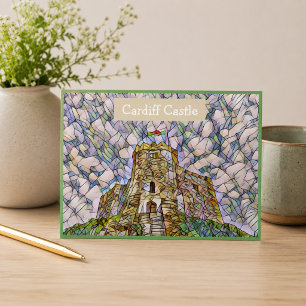Tarjeta postal del efecto mosaico del Castillo de