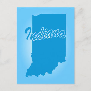 Tarjeta postal del estado de Indiana