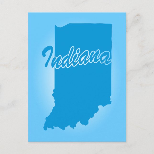 Tarjeta postal del estado de Indiana (Anverso)