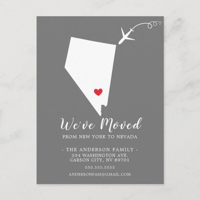 Tarjeta postal del estado de la Invitación en movi (Anverso)