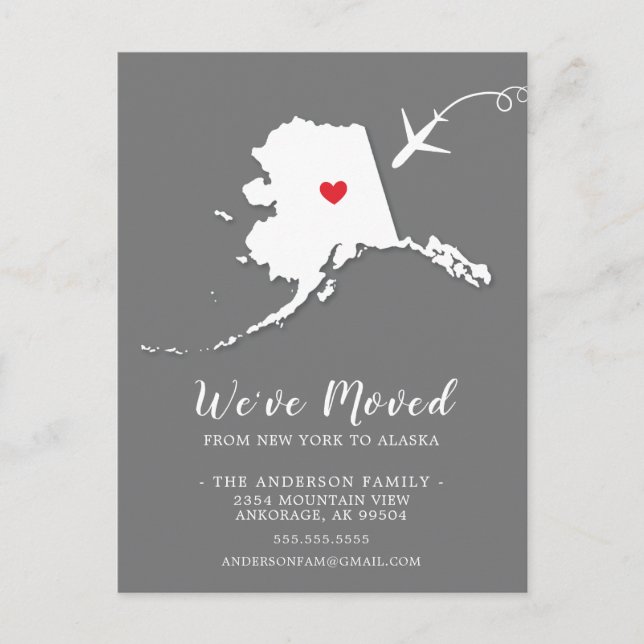 Tarjeta postal del estado de la Invitación móvil A (Anverso)