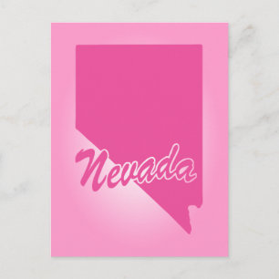 Tarjeta postal del estado rosa Nevada