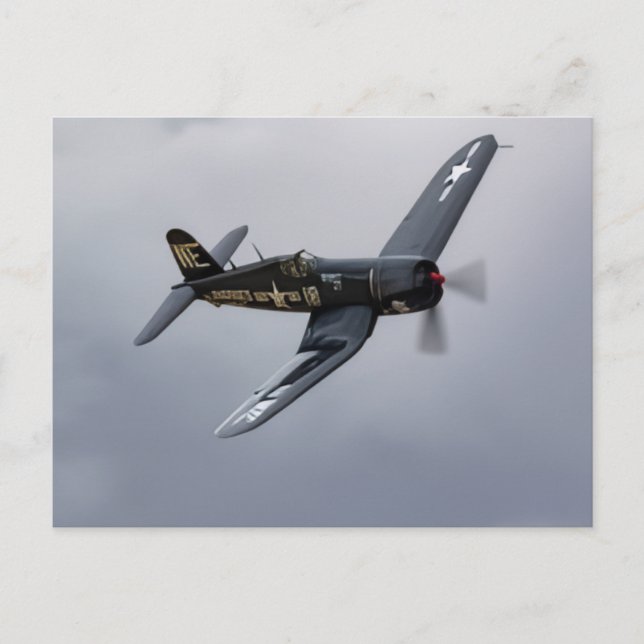 Tarjeta postal del F4U Corsair (Anverso)