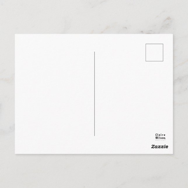 Tarjeta postal del faro de Boston (Reverso)