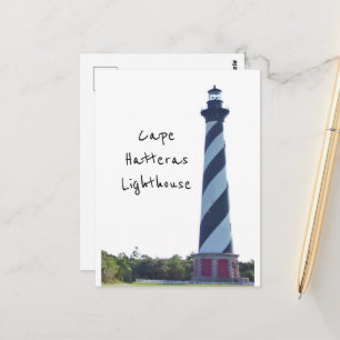 Tarjeta postal del faro de Cape Hatteras