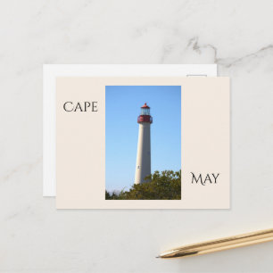 Tarjeta postal del faro de Cape May